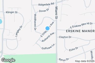 Map image of the property - 924 E Chippewa Ave