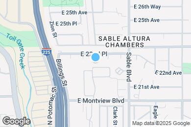 Map image of the property - 14244 E 22nd Pl