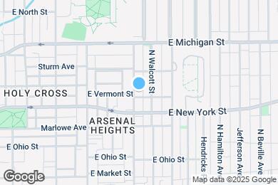 Map image of the property - 405 N State Ave