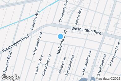 Map image of the property - 2017 S Redondo Blvd