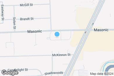 Map image of the property - Macomb Manor - Roseville, MI