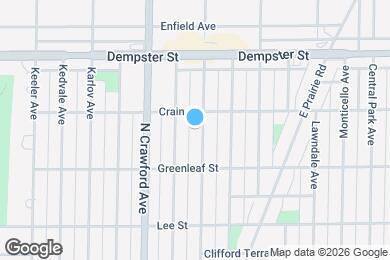 Map image of the property - 8640 Springfield Ave