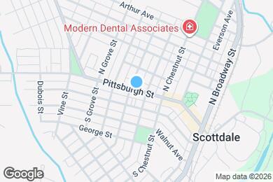 Map image of the property - 413 Pittsburgh St