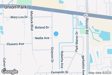 Map image of the property - 1625 Grayson Dr