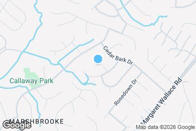 Map image of the property - 4021 Raccoon Run Ct