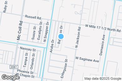 Map image of the property - 1914 Bahamas Dr