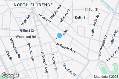 Map image of the property - 212 E Lelia St