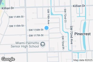 Map image of the property - 7400 SW 116th St