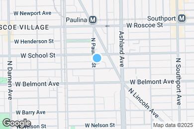 Map image of the property - 1654 W Melrose St