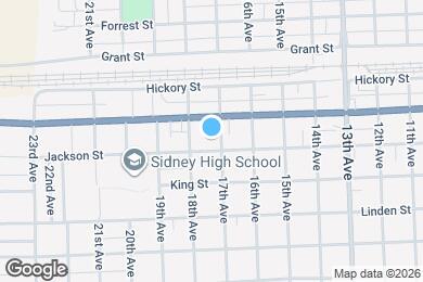 Map image of the property - 1704 Jackson St