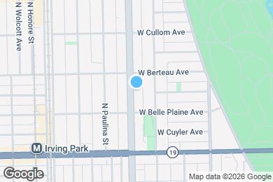 Map image of the property - 4133 N Ashland Ave