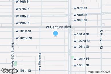 Map image of the property - 1057 W 102nd St