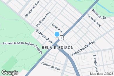 Map image of the property - 2873 Mayfield Ave