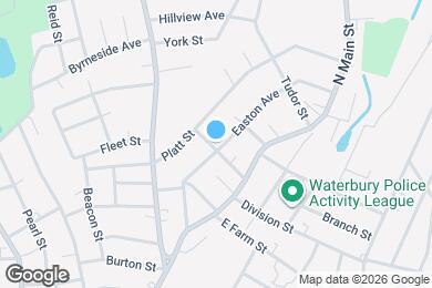 Map image of the property - 105 Easton Ave