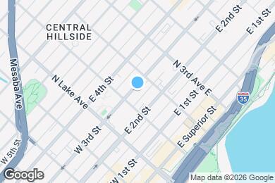 Map image of the property - 116 E 3rd St