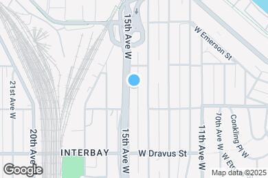 Map image of the property - 3420 15th Ave W