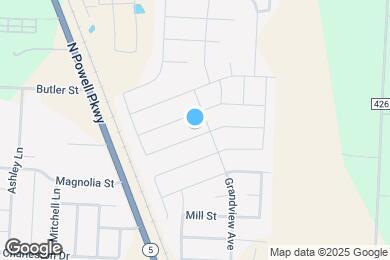 Map image of the property - 157 Aaron St