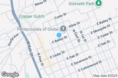 Map image of the property - 319 E Bailey St