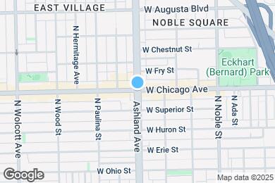 Map image of the property - 1429 W Chicago Ave