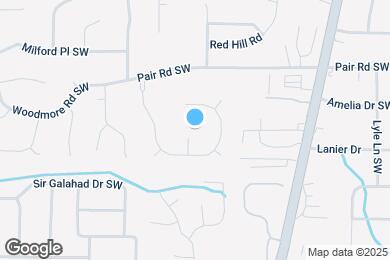 Map image of the property - 3291 Hidden Valley Way SW