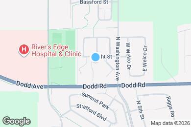 Map image of the property - Rock Ridge Apartments