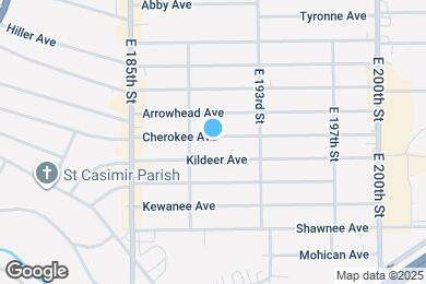 Map image of the property - 18908 Cherokee Ave