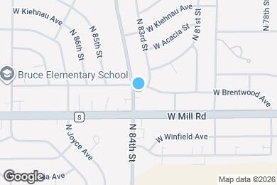 Map image of the property - 6438 N 84th St