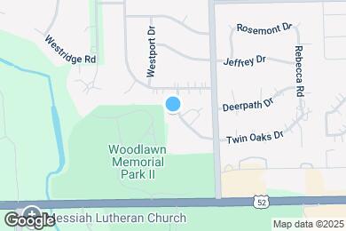 Map image of the property - 125 Twin Oaks Dr