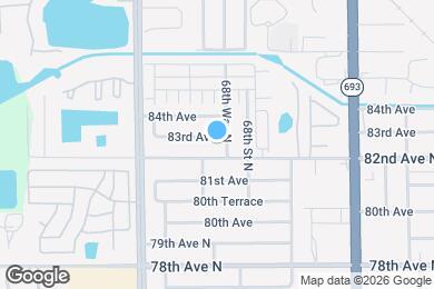 Map image of the property - 6850 83rd Ave