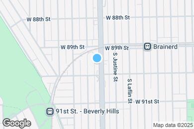 Map image of the property - 8936 S Ashland Ave