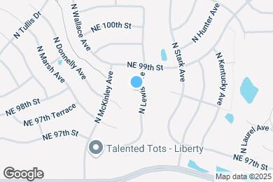 Map image of the property - 9840 N Lewis Ave