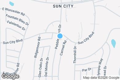 Map image of the property - 28610 Pebble Beach Dr