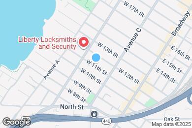 Map image of the property - 83 W 11th St