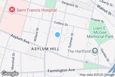 Map image of the property - 27 Huntington St