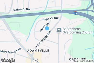 Map image of the property - 276 Fairburn Rd NW