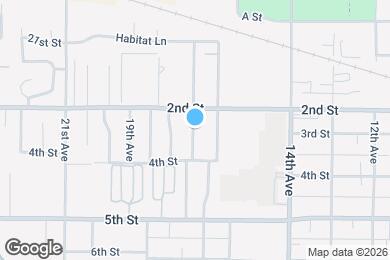 Map image of the property - 214 16th Ave Ct