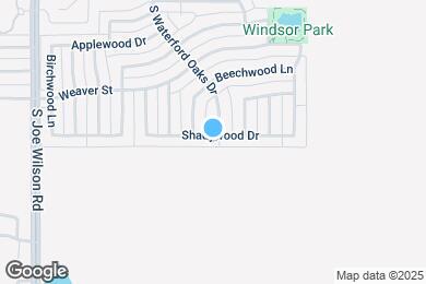 Map image of the property - 1052 Shadywood Dr