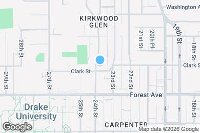 Map image of the property - 1505 24th St