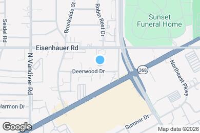Map image of the property - 245 Deerwood Dr