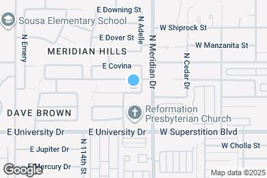 Map image of the property - 11538 E Camino St