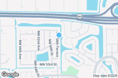 Map image of the property - 5463 NW 58th Terrace