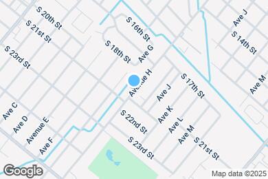 Map image of the property - 2510 Avenue H Ste A