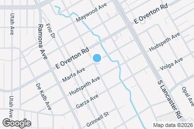 Map image of the property - 1602 Marfa Ave