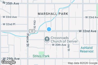 Map image of the property - 6540 W 32nd Ave