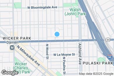 Map image of the property - 1720 W North Ave