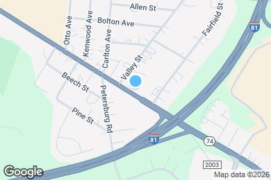 Map image of the property - 243 York Rd