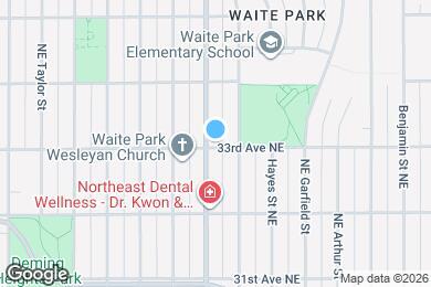 Map image of the property - 3303 Johnson St NE