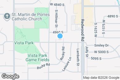 Map image of the property - 1802 W 5000 S