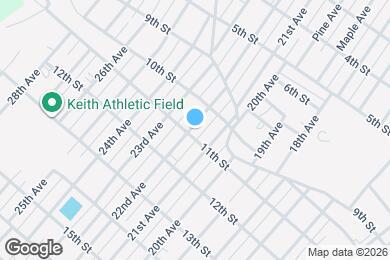 Map image of the property - 1023 22nd Ave