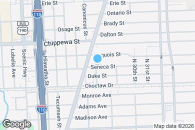 Map image of the property - 2601 Seneca St